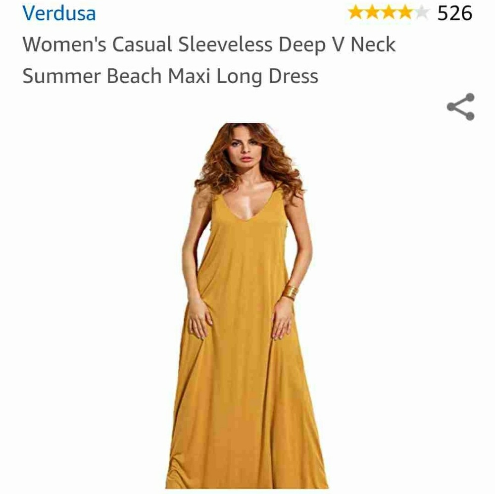 NWOT Yellow XL Maxi Dress
